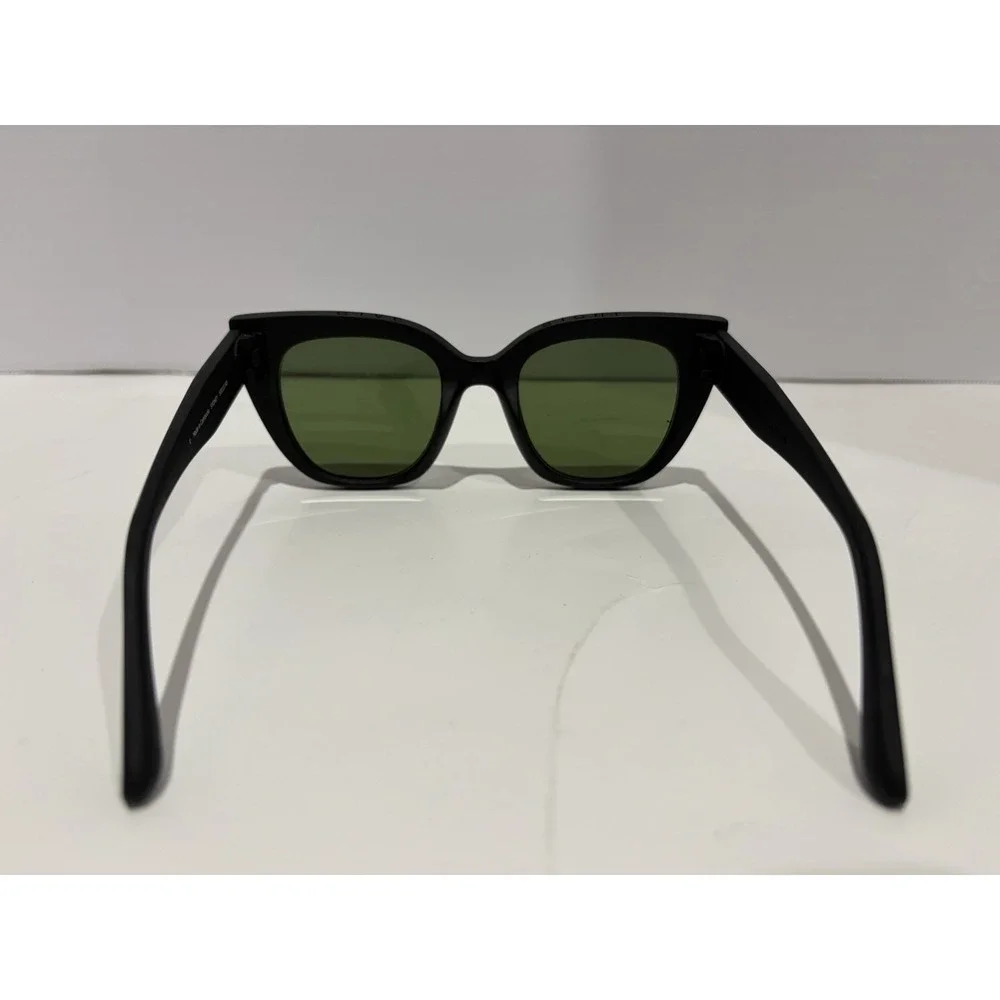 Toms Sydney Black Traveler Collection Sunglasses, Black / Green (Scuffs) #61